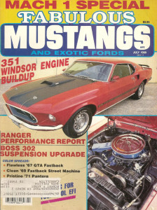 FABULOUS MUSTANGS 1988 JULY - MONSTER 351W, HOT PANTERA